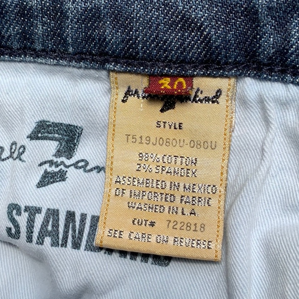 🫶🏼 7 For All Mankind Button Up Men’s Jeans Size 30 - Picture 3 of 11